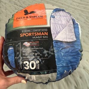 Sleeping bag, Field & Stream Sportsman mummy bag for cool weather (30deg rating)